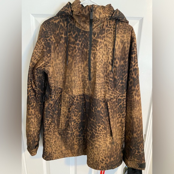 Volcom Snow Fern Insulated Gore Pullover Leopard (Size Small) - Picture 3 of 9